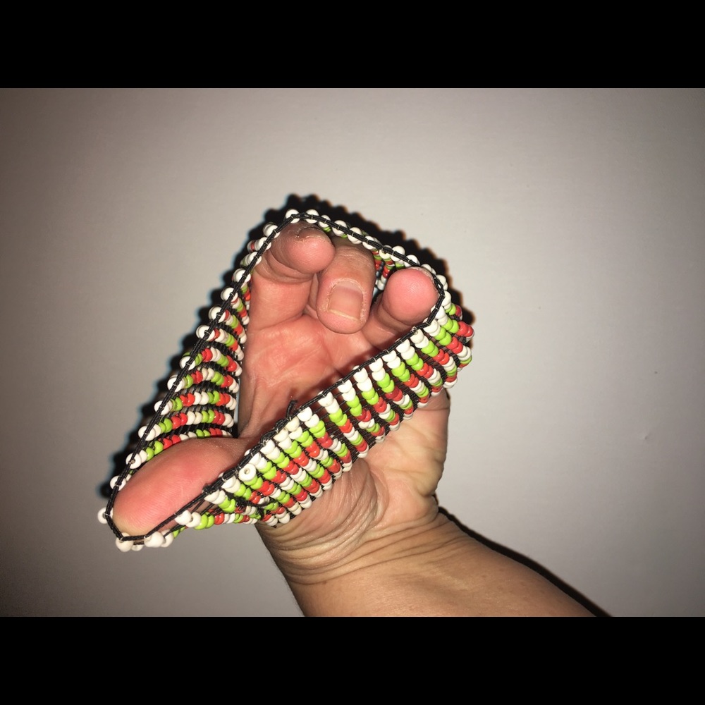 Beaded Rasta Bracelet - Picture 2 of 5